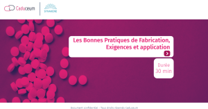 Formation Bonnes Pratiques de Fabrication - Sensibilisation